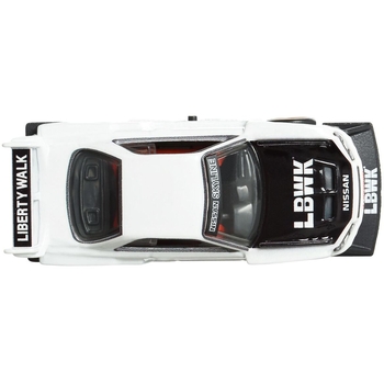 Автомодель Hot Wheels Boulevard Nissan Skyline Super Silhouette LB-ER34 біла з чорним (GJT68/HKF21) - Pampik - 6