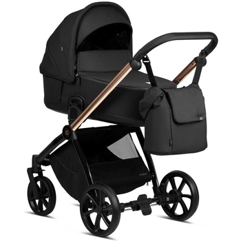 Коляска Tutis Mio Plus Thermo Black Edition Rose Gold, универсальная 2 в 1, черная (1352292) - Pampik - 8