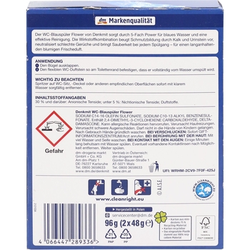 Туалетный блок для унитаза Denkmit Flower, 2 шт. - Pampik - 2