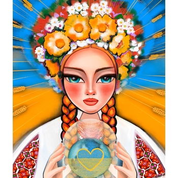 Алмазная мозаика Santi Моя Украина, 60х70 см (954343) - Pampik