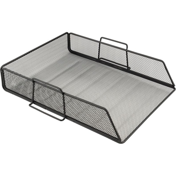 Лоток для документів Axent чорний 8x28x34 см (2123-01-A) - Pampik