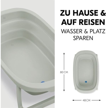 Розкладна ванна Hauck Wash N Fold M Sage (72701-0) - Pampik - 4
