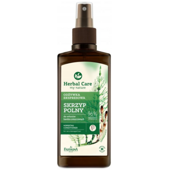 Кондиционер-спрей укрепляющий для очень поврежденных волос Farmona Herbal Care Полевой хвощ, 200 мл - Pampik