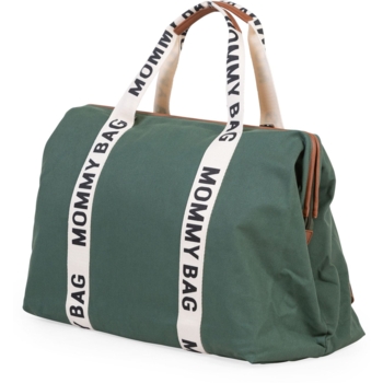 Сумка Childhome Mommy bag Signature - Canvas Green, зелений (CWMBBSCGR) - Pampik