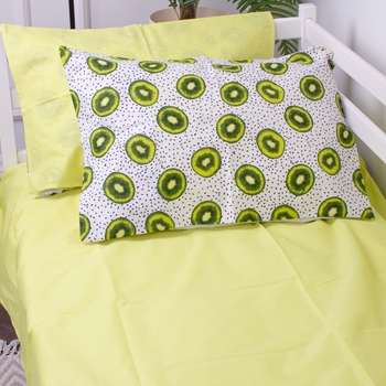 Простирадло MirSon Kids Time Бязь, 17-0523, Kiwi - Pampik