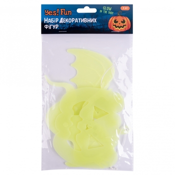 Набор Yes! Fun Halloween Monster team Подвески светящиеся в темноте, 3 шт. (974347) - Pampik - 2