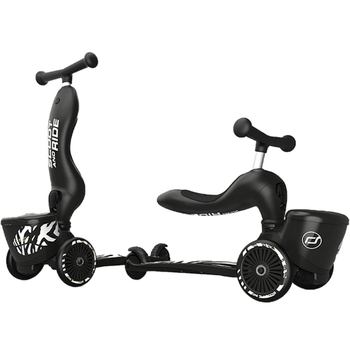 Самокат Scoot and Ride Highwaykick-1 Lifestyle Зебра, чорний (SR-210621-ZEBRA) - Pampik