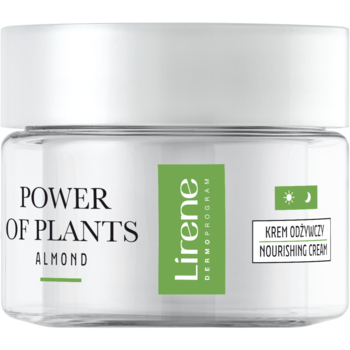 Живильний крем для обличчя Lirene Power Of Plants Migdal Nourishing Cream 50 мл - Pampik