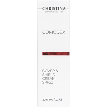 Крем для обличчя Christina Comodex Cover & Shield Cream SPF 20 з тонуючим ефектом 30 мл - Pampik - 2