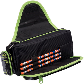 Пенал мягкий Yes PH-3-2 Zombie, 10х20х6 см, черный с зеленым (533048) - Pampik - 3