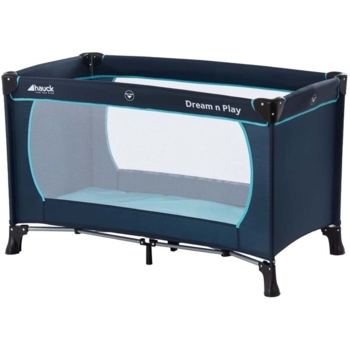 Дитячий манеж Hauck Dream N Play Plus Navy/Aqua, синій (60429-8) - Pampik