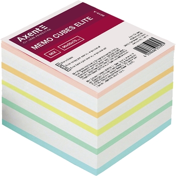 Папір для нотаток Axent Elite Mix 90х90х70 мм непроклеєний (8018-A) - Pampik