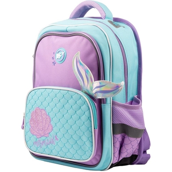 Рюкзак Yes S-72 Mermaid, сиреневый с бирюзовым (554625) - Pampik