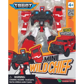 Іграшка-трансформер Tobot Детективи Галактики С3 міні Вайлд Чіф (301140) - Pampik - 4