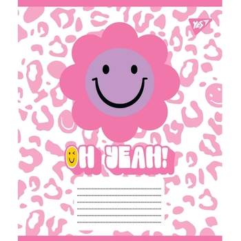 Зошит загальний Yes Smile, А5, в косу лінію, 12 аркушів (766312) - Pampik - 5