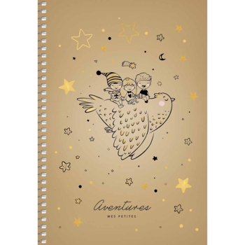 Тетрадь для записей Student Летим, А5, в клеточку, спираль, 96 листов (A5-SC-096-6100K) - Pampik