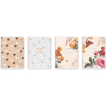 Зошит для записів Genius В5, в клітинку, спіраль, 80 л., Чашки (B5-SC-080-6095K) - Pampik - 2