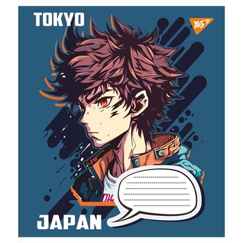 Зошит загальний Yes Japan Tokyo, А5, в клітинку, 12 аркушів (766270) - Pampik - 2
