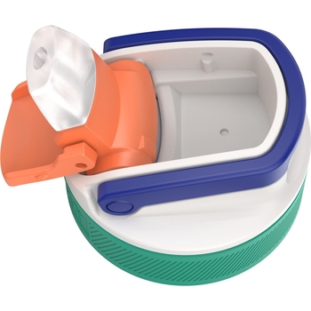 Пляшка для води дитяча Kambukka Lagoon Kids Juggling Dino, 400 мл, світло-зелена (11-04047) - Pampik - 6