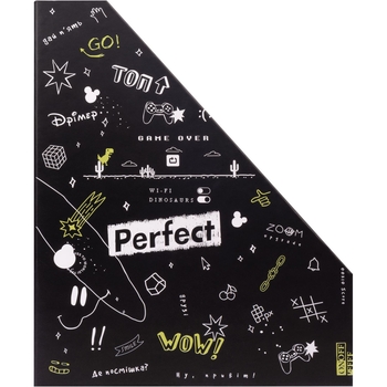 Лоток для документов Yes by Andre Tan Dark, вертикальный, 32х25х8 см, черный (707150) - Pampik - 2