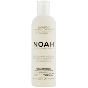 Шампунь Noah Hair Укрепляющий, с черным перцем и мятой, 250 мл - Pampik