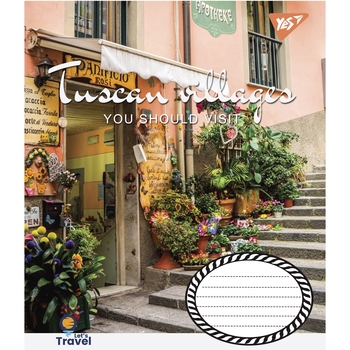Зошит загальний Yes Tuscan Villages, A5, в клітинку, 48 листів - Pampik
