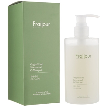 Киснева маска для обличчя Fraijour Original herb Wormwood O2 Maskpack, 300 мл - Pampik