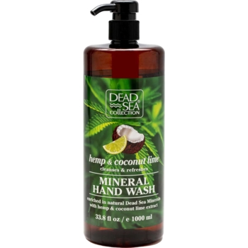Рідке мило Dead Sea Collection з мінералами Мертвого моря та екстрактами коноплі, кокосу та лайма, 1000 мл - Pampik