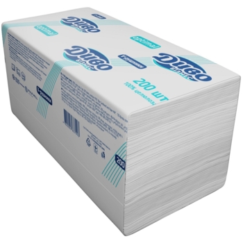 Паперові рушники Диво Бізнес Optimal, двошарові, 200 шт. - Pampik