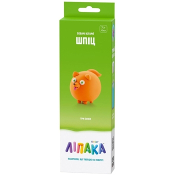 Набір пластиліну Ліпака Собачі історії Шпіц (30117-UA01) - Pampik