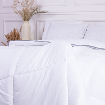 Ковдра вовняна MirSon Gold Silk №055 зимова 110x140 см біла - Pampik - 12