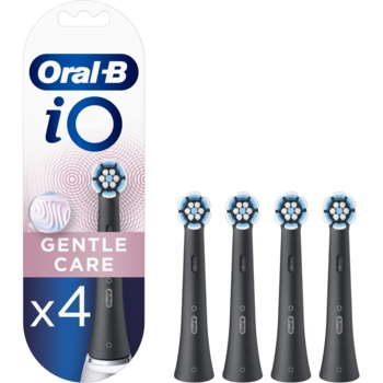 Насадки для электрической зубной щетки Oral-B iO Gentle Care, черный, 4 шт. - Pampik