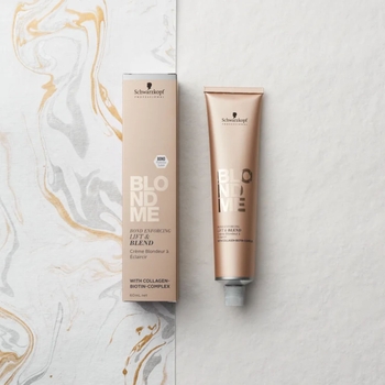 Освітлюючий бондінг-крем волосся Schwarzkopf Professional BlondMe Bond Enforcing Lift&Blend відтінок попелястий 60 мл - Pampik - 5