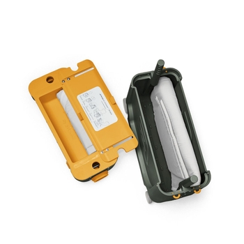 Валіза-ліжечко для подорожей Stokke JetKids Bedbox Golden Olive, темно-зелена (534507) - Pampik - 6