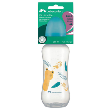 Бутылочка для кормления Bebe Confort Standard Neck Bottle Little Buddies, 360 мл, голубая (3102202090) - Pampik
