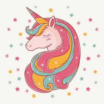 Картина по номерам ArtCraft Мечтательная единорожка 30x30 см (15001-AC) - Pampik