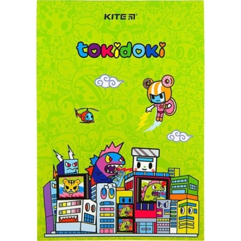 Блокнот-планшет Kite Tokidoki А5 в клітинку 50 аркушів (TK22-194-4) - Pampik