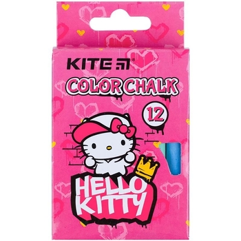 Крейда кольорова Kite Hello Kitty Jumbo 12 шт. (HK21-075) - Pampik