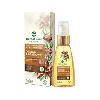 Аргановое масло для волос, кожи и ногтей Farmona Herbal Care, 55 мл - Pampik