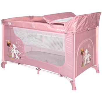 Манеж Lorelli Moonlight, 2 л, рожевий (24392) - Pampik
