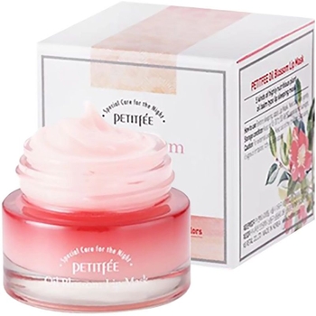 Маска для губ Petitfee Oil Blossom Lip mask Camellia Seed Oil, 15 г - Pampik - 2