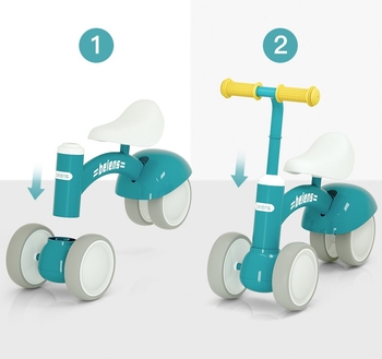 Беговел детский Beiens, голубой (TC07blue) - Pampik - 8