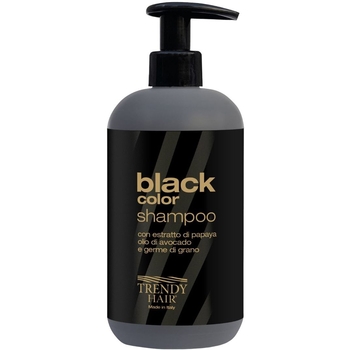 Шампунь Trendy Hair Black Color Shampoo, для нейтралізації жовтизни освітленого волосся, 600 мл - Pampik