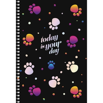 Тетрадь для записей Student А5 в клеточку спираль 80 л. Сегодня твой день (A5-SC-080-6093K) - Pampik