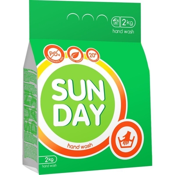 Пральний порошок універсальний Sunday 2 кг (31993) - Pampik