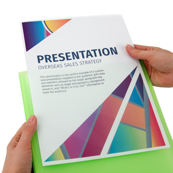 Дисплей-книга с карманом Axent А4 20 файлов, зеленая (1020-26-A) - Pampik - 5