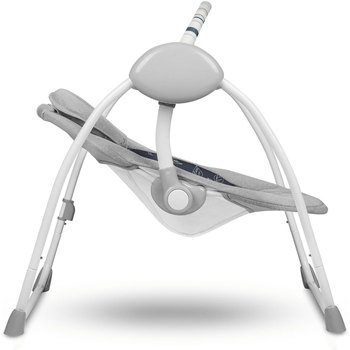 Кресло-качалка Lionelo Ruben Grey Graphite с игровой дугой, серое (LO-RUBEN RUBEN GREY GRAPHITE) - Pampik - 3