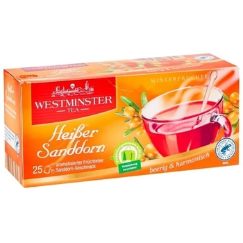 Чай Westminster Зимовий Обліпиха, 50 г (25 шт. х 2 г) (895446) - Pampik