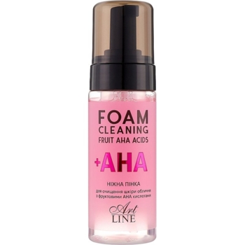 Пінка для вмивання Art Line Foam Cleaning Fruit AHA Acids 150 мл - Pampik