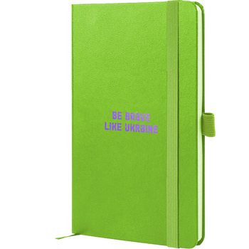 Книга записна Axent Partner Brave A5- в клітинку 96 аркушів салатова (8201-04-1-A) - Pampik